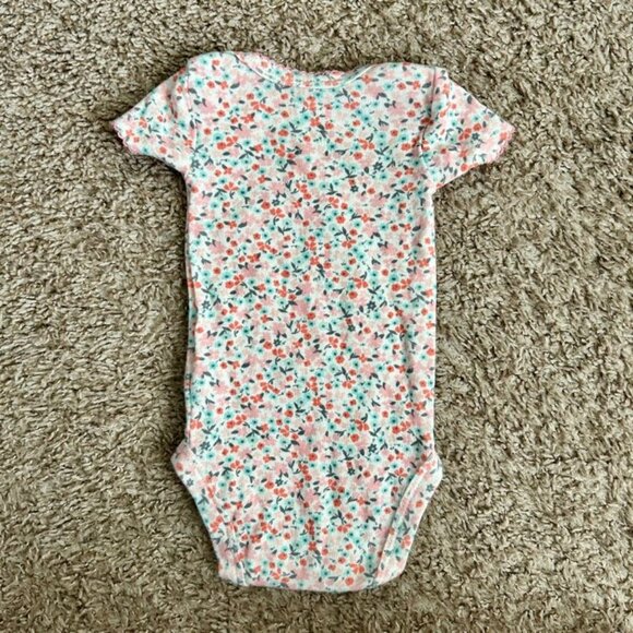Newborn Pink & Florals Bodysuit Bundle (3-Pack) - Cat & Jack, Just One You - Picture 7 of 12